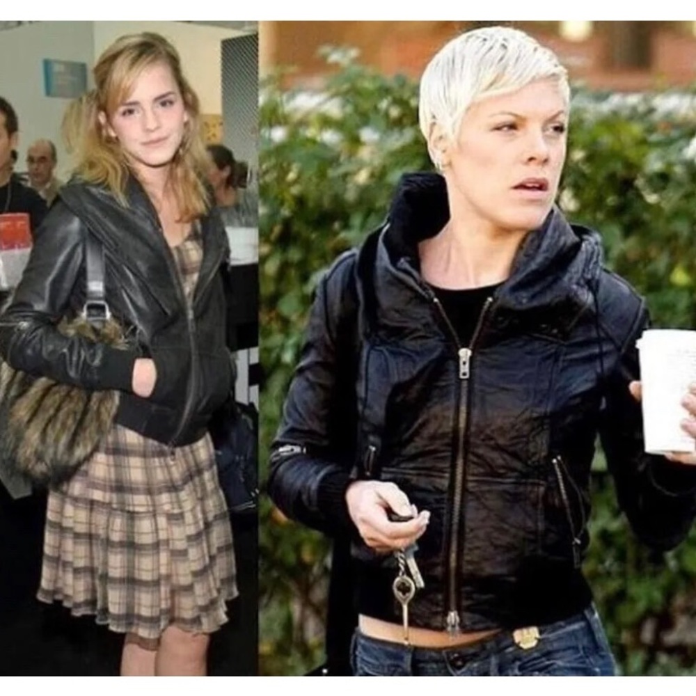 All Saints Cobra Leather Bomber Jacket